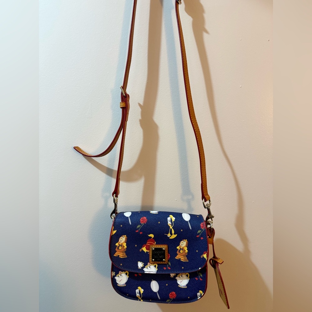 Dooney & Bourke Blue Crossbody Bag with Disney Characters